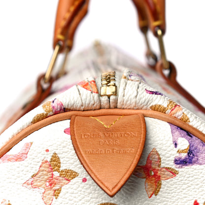 Louis Vuitton Watercolor Aquarelle Speedy 35 White 15 of 20