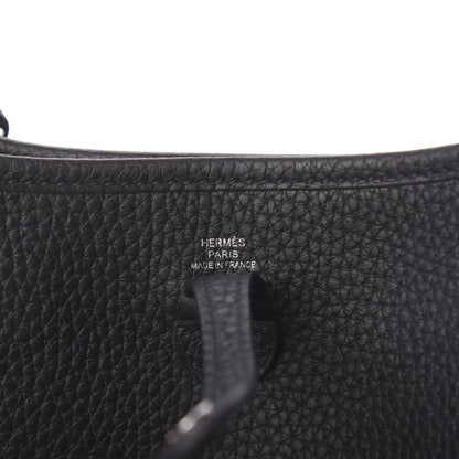 Hermes Taurillon Clemence Evelyne TPM Black 6 of 11