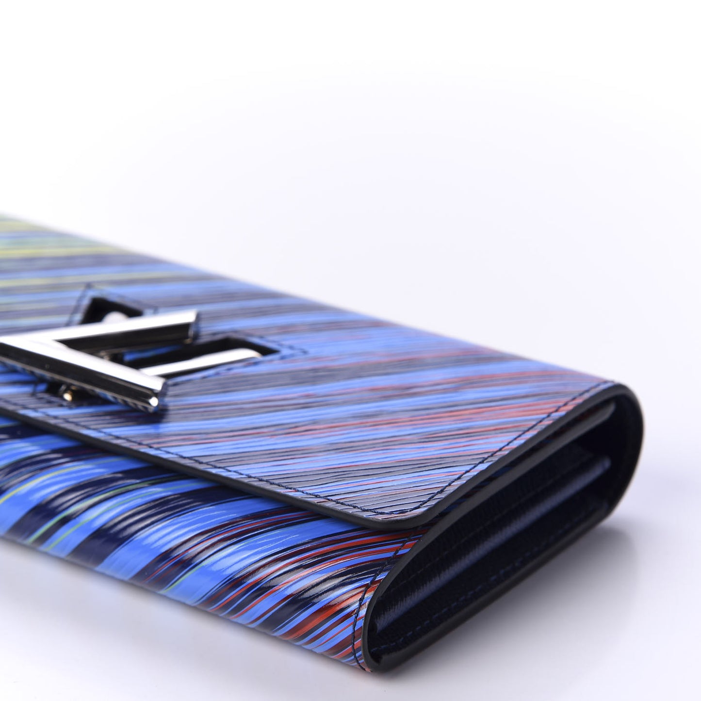 Epi Tropical Printed Twist Wallet Vert Rouge