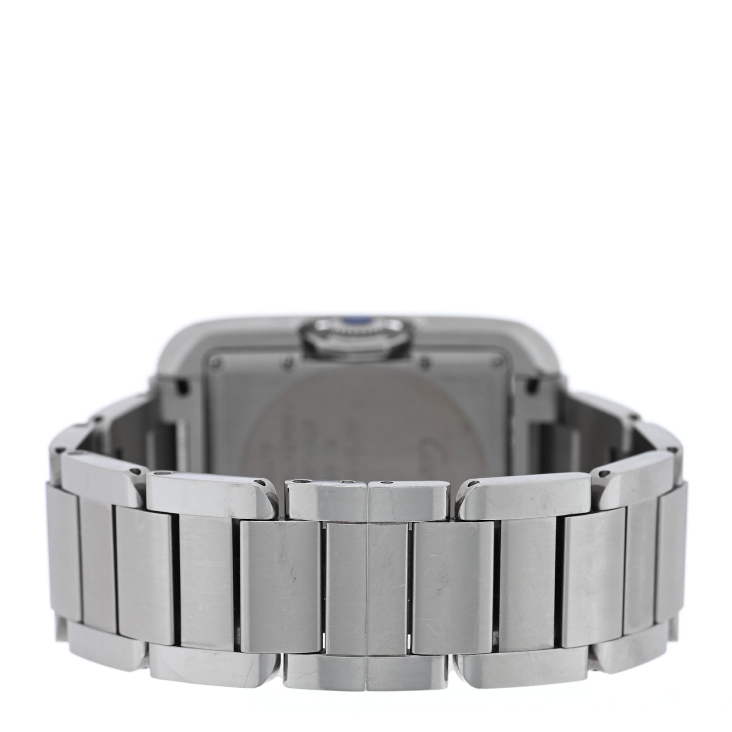Stainless Steel 30mm Tank Anglaise Automatic Watch