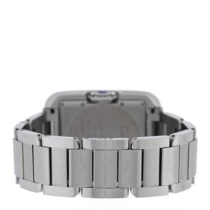 Cartier Stainless Steel 30mm Tank Anglaise Automatic Watch 3 of 4