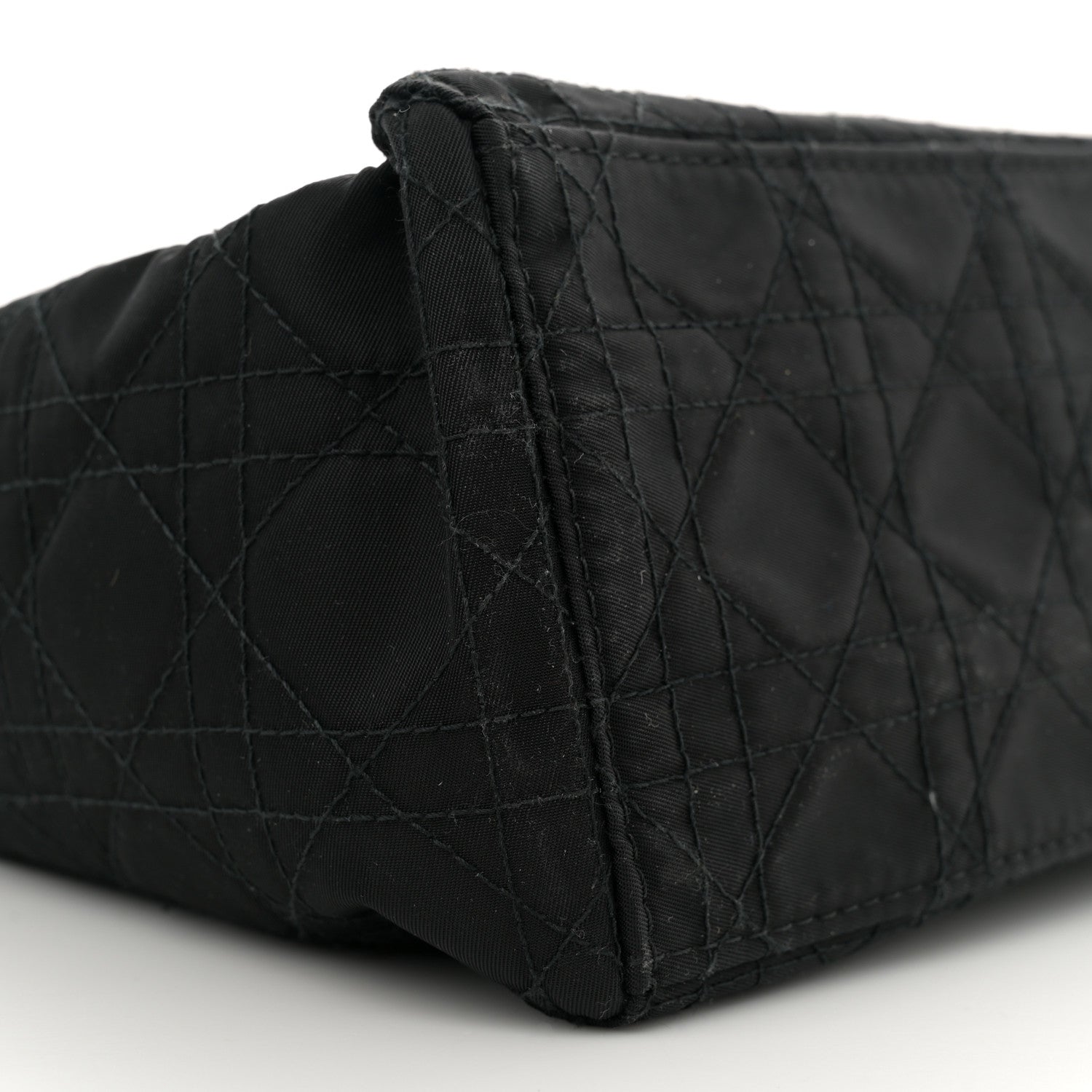 Christian Dior Nylon Cannage Medium Lady Dior Black 9 of 12