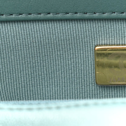 Chanel Lambskin Quilted Medium Chanel 19 Flap Green 7 of 11