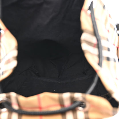 Burberry Nylon Vintage Check Medium Rucksack Backpack Antique Yellow 5 of 10