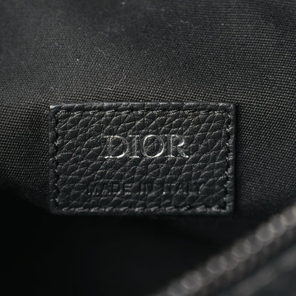 Christian Dior Oblique Mens Saddle Bag Black Blue 5 of 8