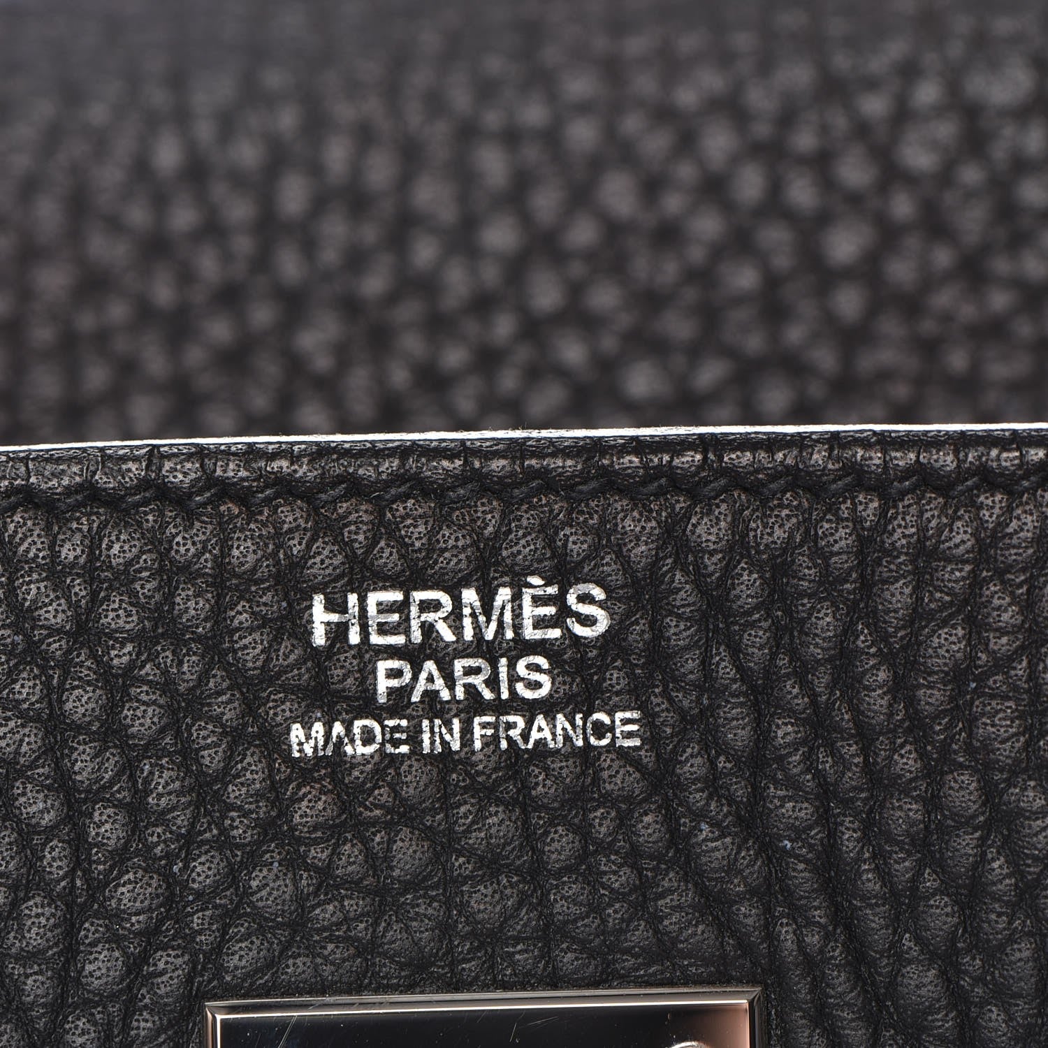 Hermes Taurillon Clemence Birkin 30 Black 15 of 29