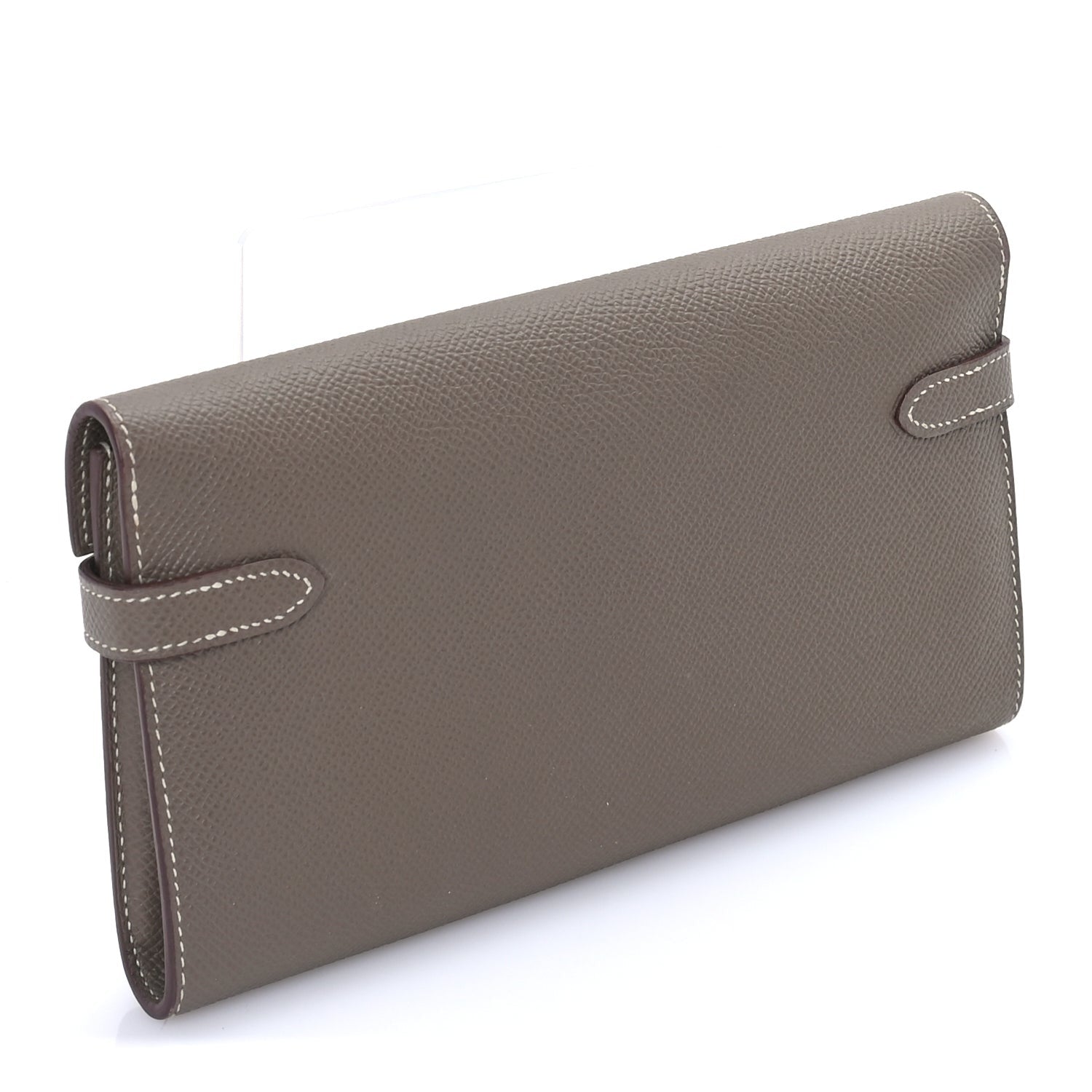 Hermes Epsom Kelly Longue Wallet Etoupe 3 of 7