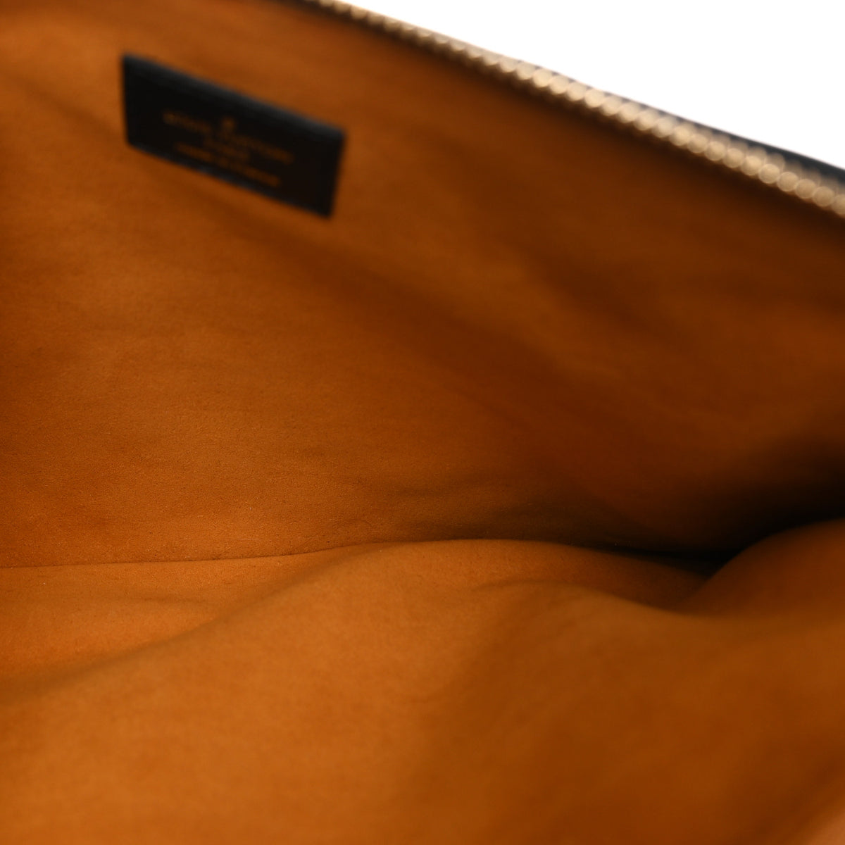 Lambskin Embossed Monogram Coussin MM Black