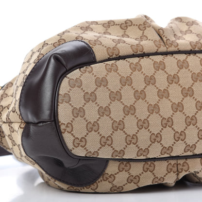 Gucci Monogram Medium Sukey Top Handle Dark Brown 6 of 11