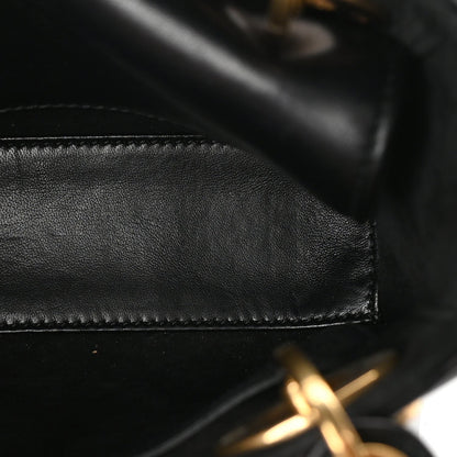 Christian Dior Lambskin Embroidered Mini C'est I Feel Blue Lady Dior  Black 4 of 8