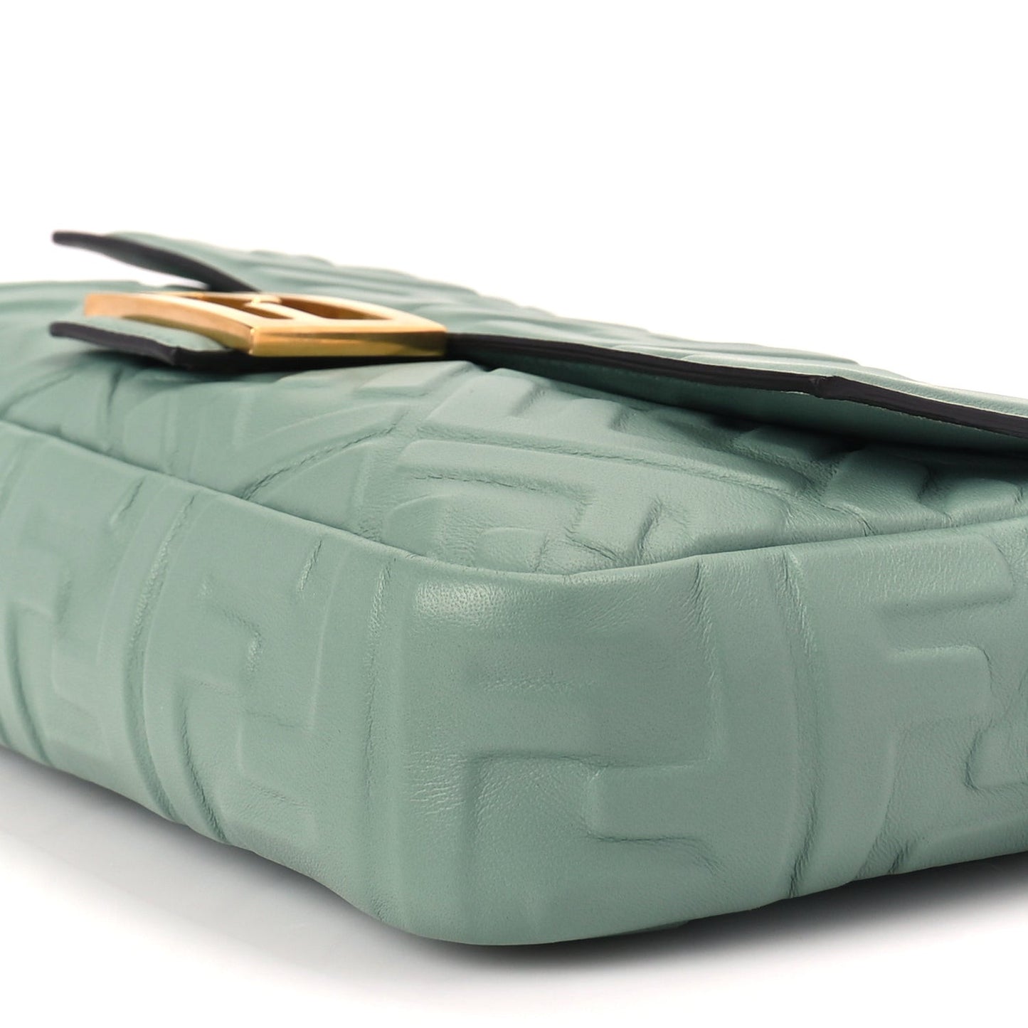 Nappa FF 1974 Embossed Baguette Menta