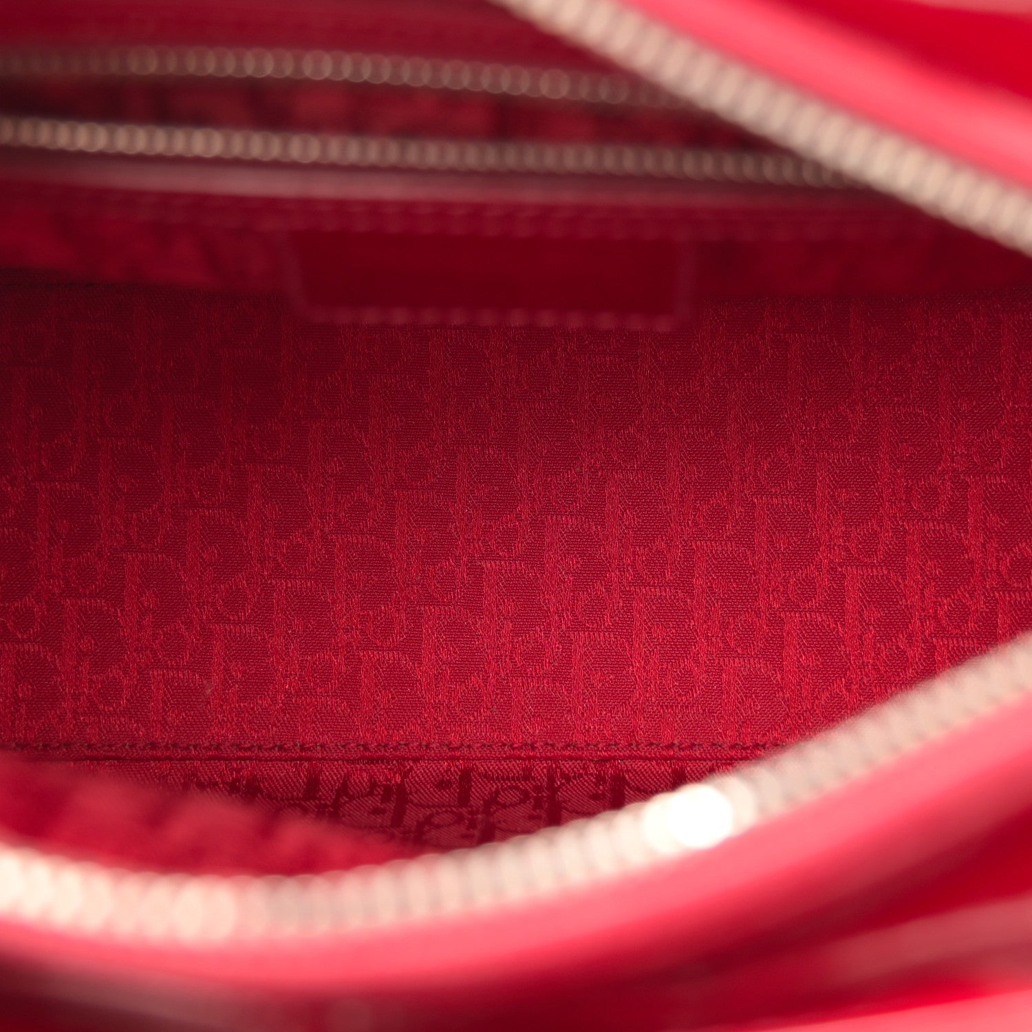 Christian Dior Patent Cannage Medium Lady Dior Red 5 of 10