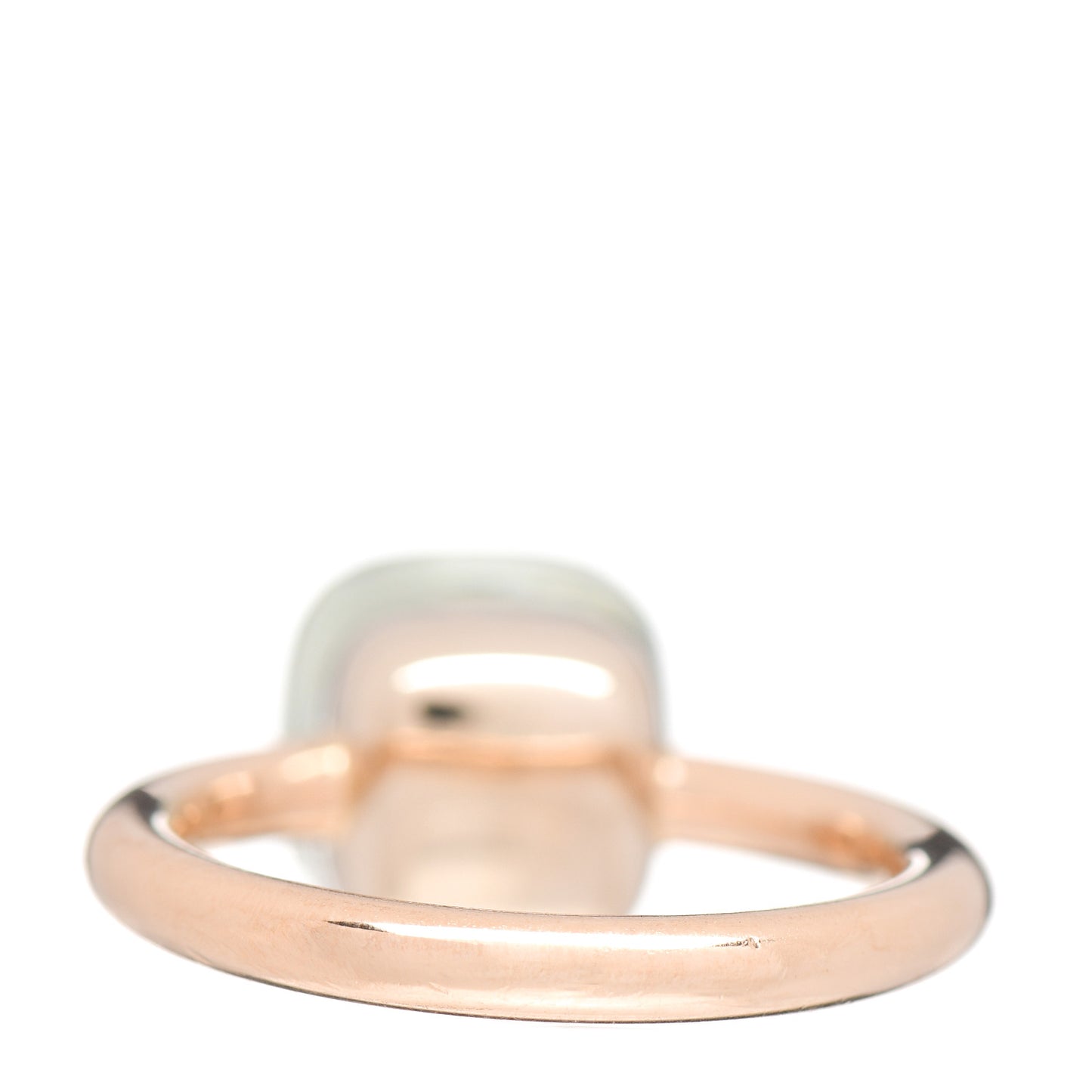 18K Rose Gold Prasiolite Classic Nudo Ring 49 4.75