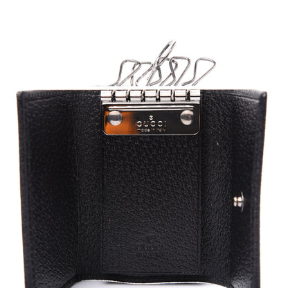 Gucci Monogram 6 Key Holder Case Black 10 of 10