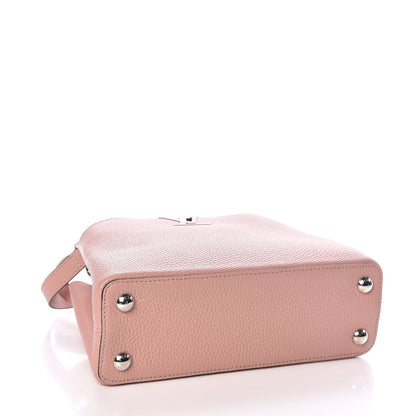 Louis Vuitton Taurillon Capucines PM Magnolia 4 of 8