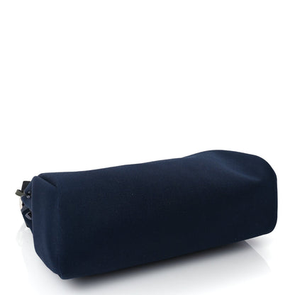 Hermes Military Toile Vache Hunter Herbag Zip Retourne 31 PM Bleu Marine Black 4 of 9