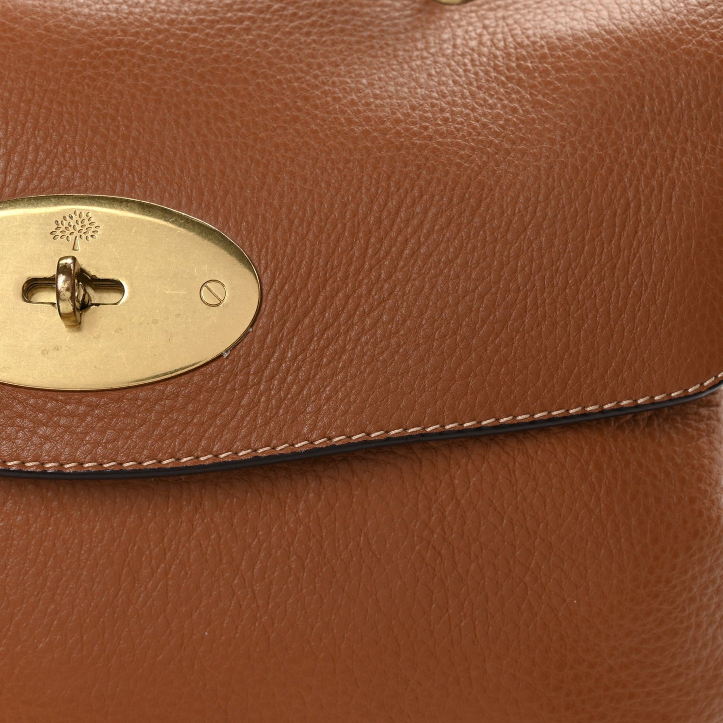 Grained Calfskin Oversized Edie Oak Oak