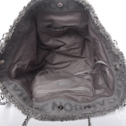 Chanel Canvas Large Double Face Shopping Tote Grey 5 of 7