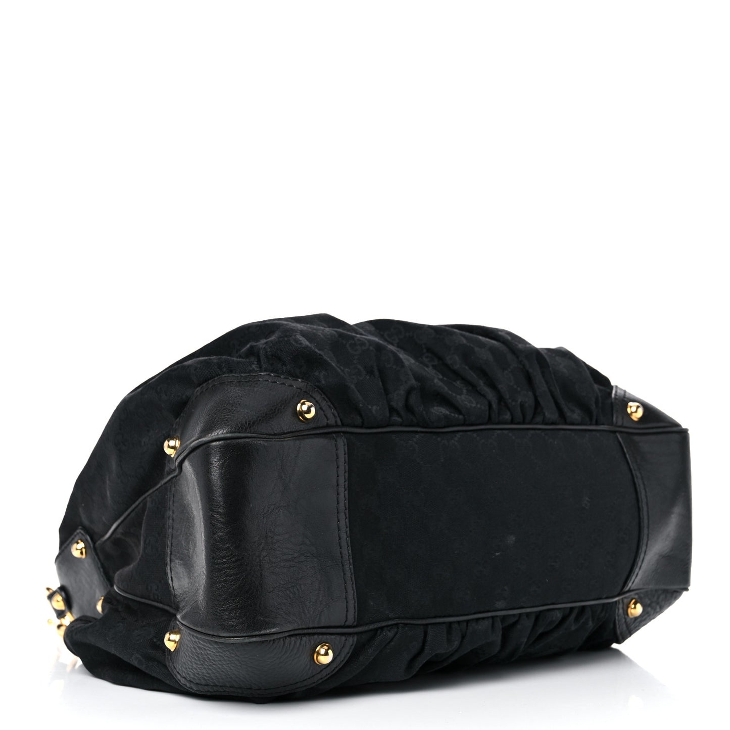 Monogram Large Jockey Hobo Black