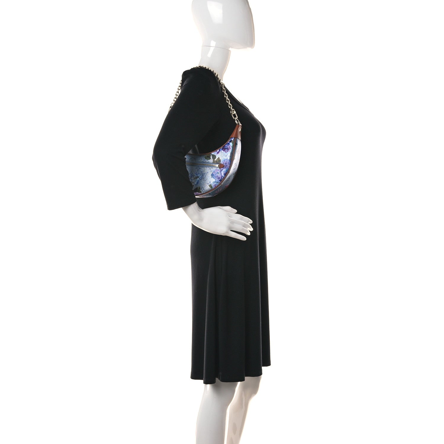 Louis Vuitton Metallic Monogram LV Garden Loop PM Blue 2 of 10