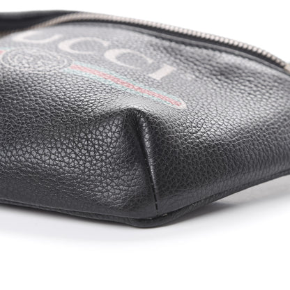 Gucci Grained Calfskin Small Logo Belt Bag Black 9 of 9