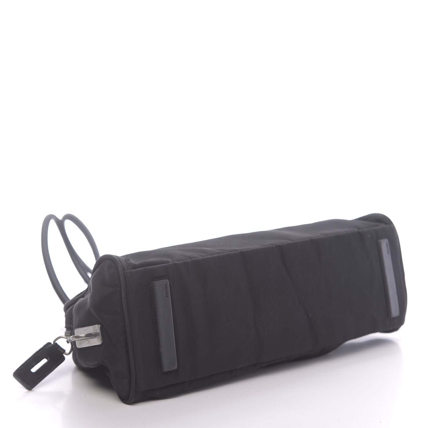 Prada Tessuto Nylon Shoulder Bag Black 4 of 9