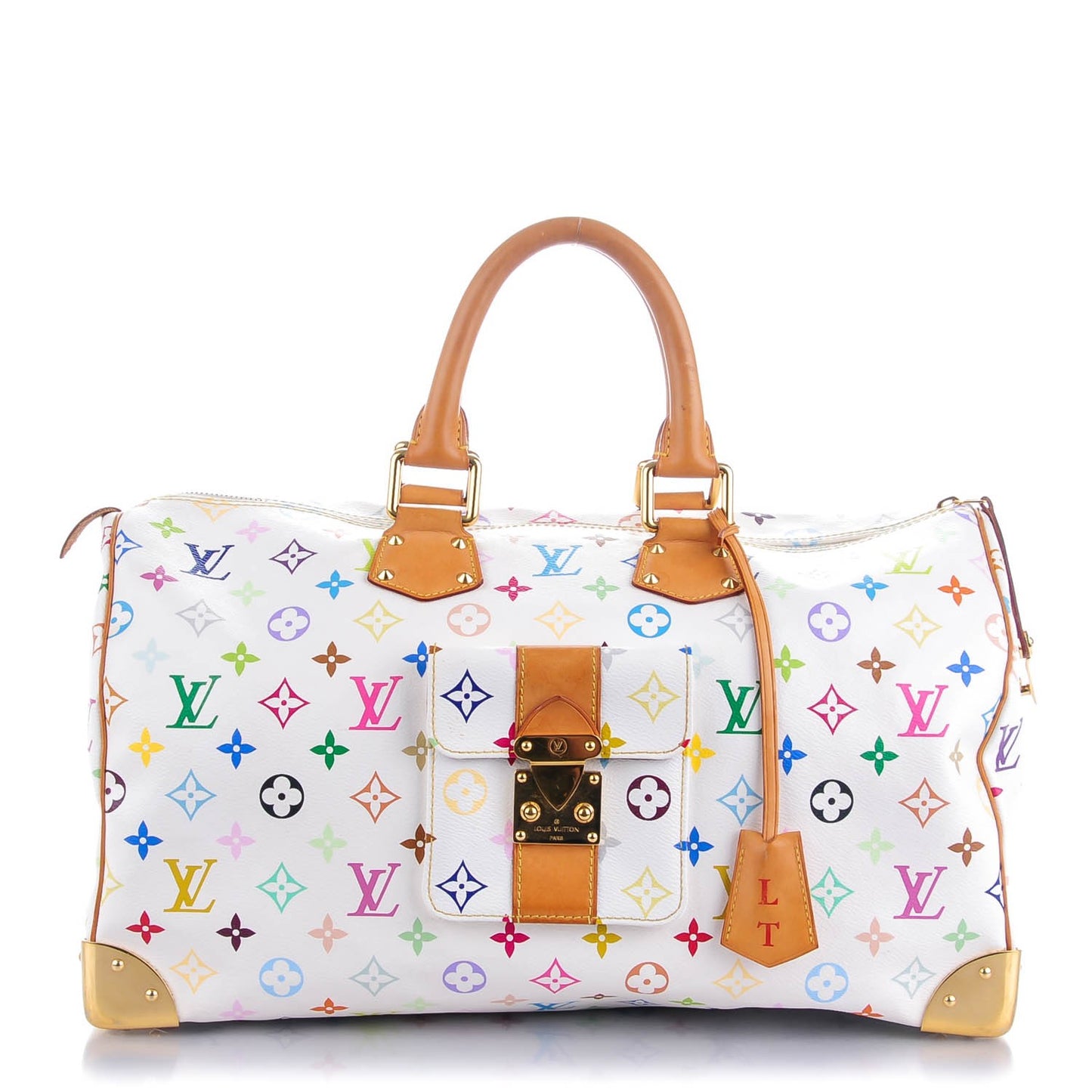 Monogram Multicolor Speedy 40 White