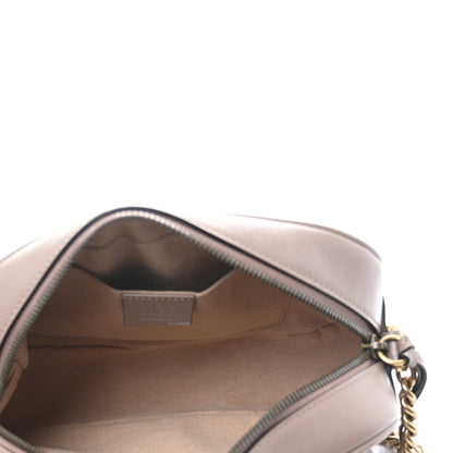 Gucci Calfskin Matelasse Small GG Marmont Chain Shoulder Bag Porcelain Rose 5 of 7