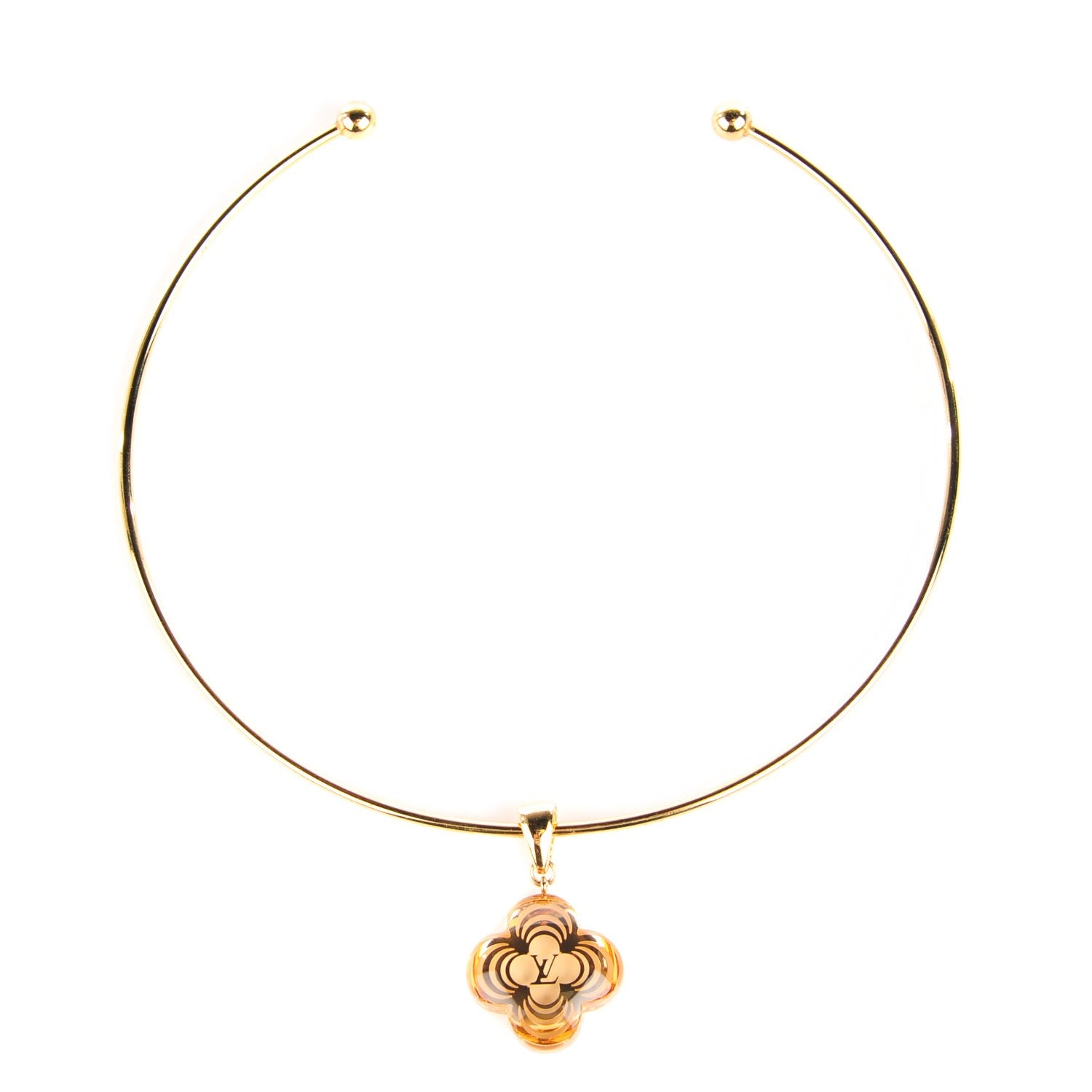 Louis Vuitton A La Folie Choker Necklace Gold 1 of 3