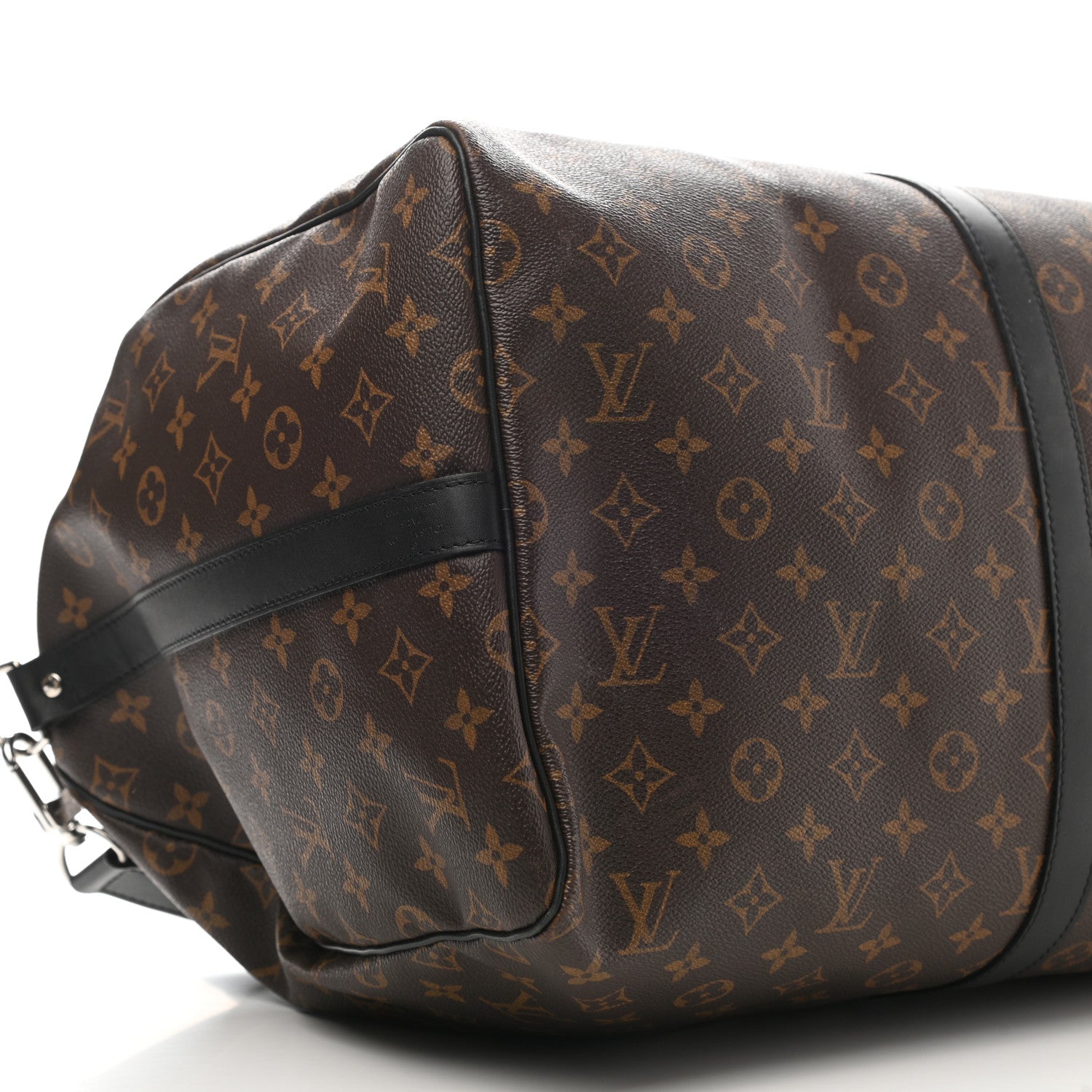 Louis Vuitton Monogram Macassar Keepall Bandouliere 55 10 of 11