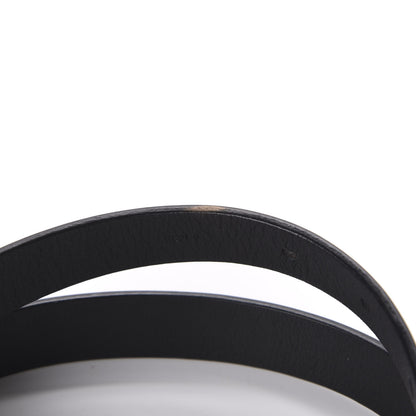 Louis Vuitton Calfskin Embossed LV Initiales Belt 70 28 Black 6 of 6