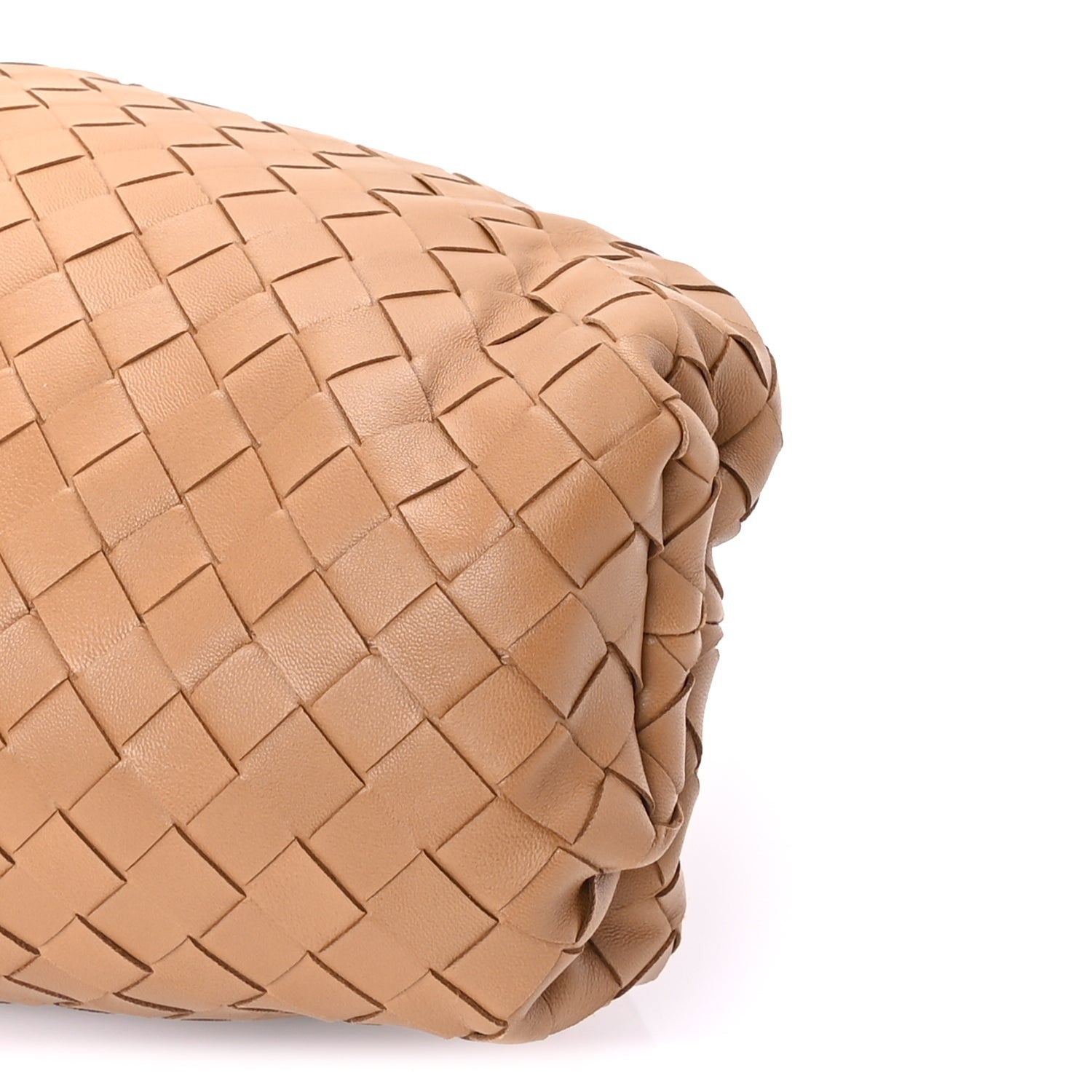 Bottega Veneta Nappa Maxi Intrecciato The Pouch Oversized Clutch Caramel 5 of 7