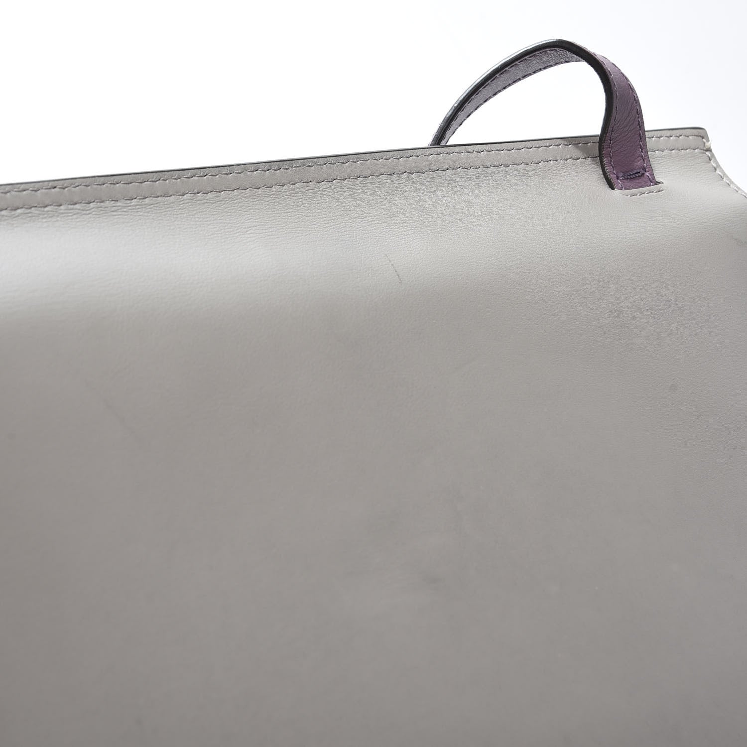 Gucci Calfskin Lady Bamboo Shoulder Bag Grey 12 of 13