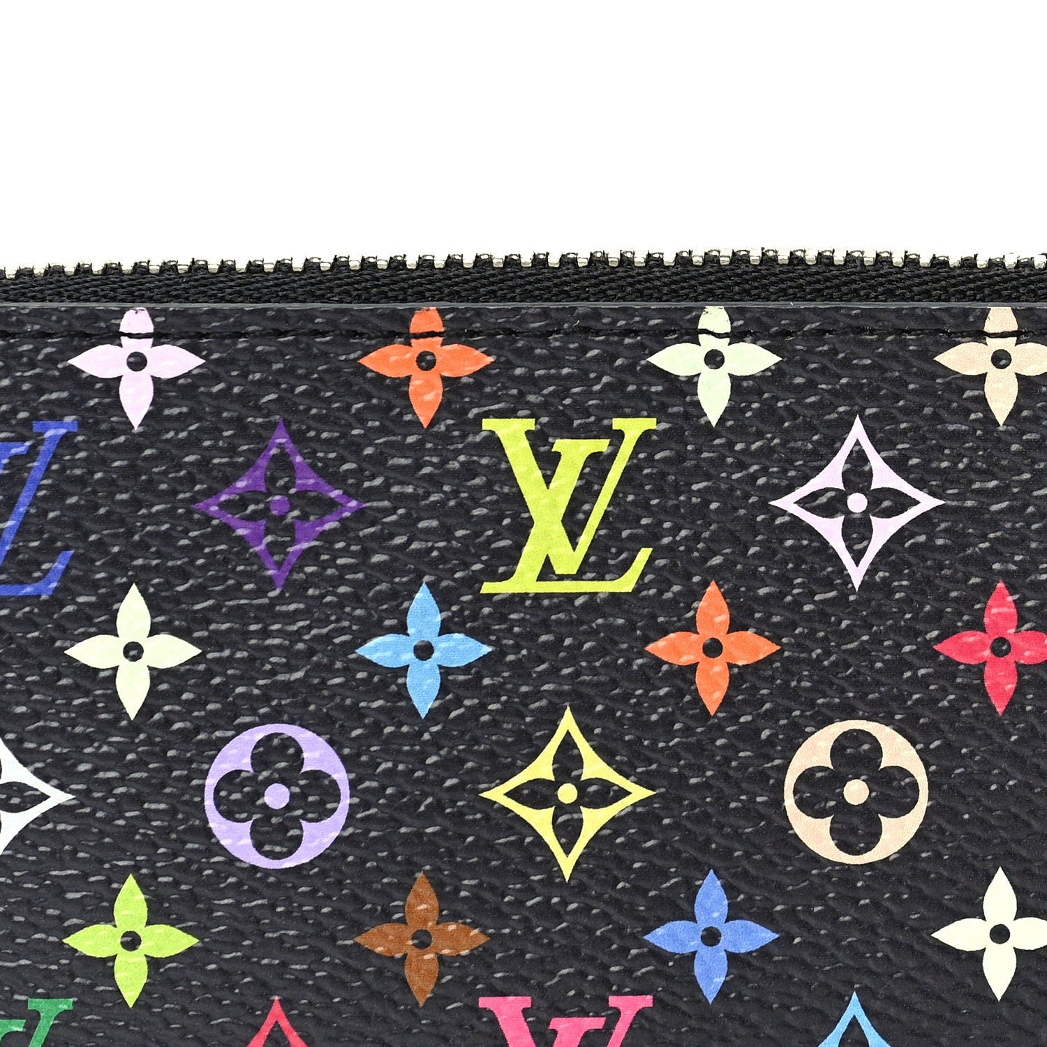 Louis Vuitton LV X TM Monogram Multicolor Key Pouch  Black 7 of 7