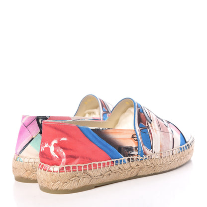 Chanel Patent Fabric CC Espadrilles 39 Multicolor Black 4 of 10