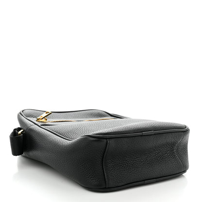 Tom Ford Grained Calfskin Small Buckley Messenger Black 4 of 9