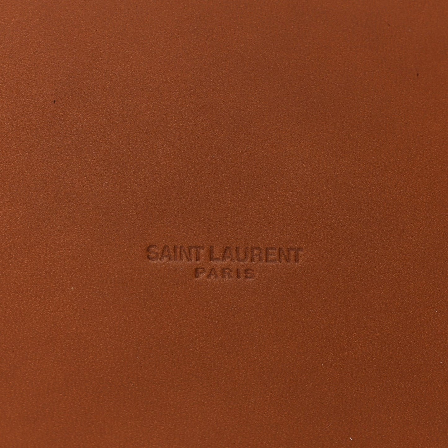 Calfskin Vinyl Cabas Tote Brown