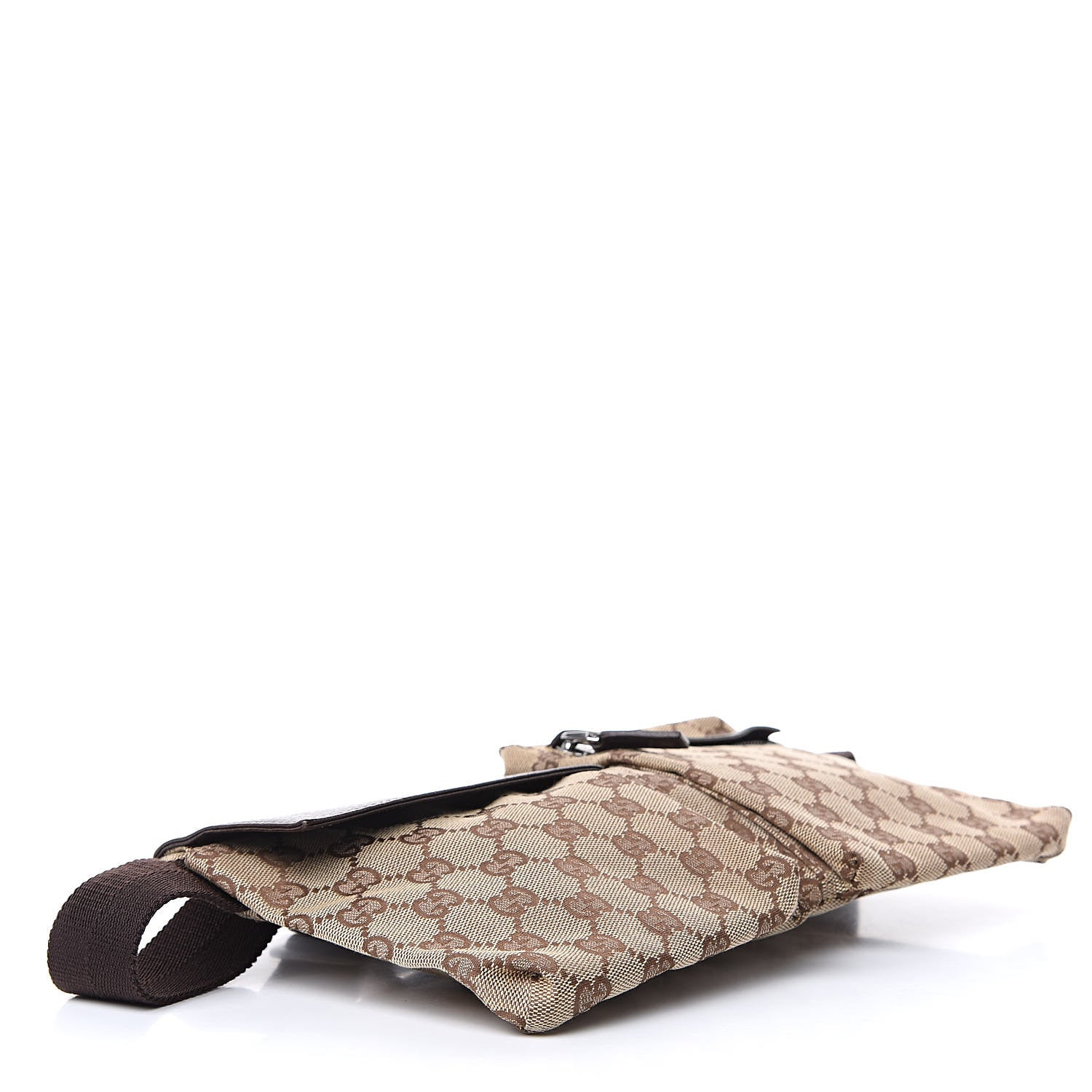 Gucci Monogram Web Belt Bag Dark Brown 4 of 10