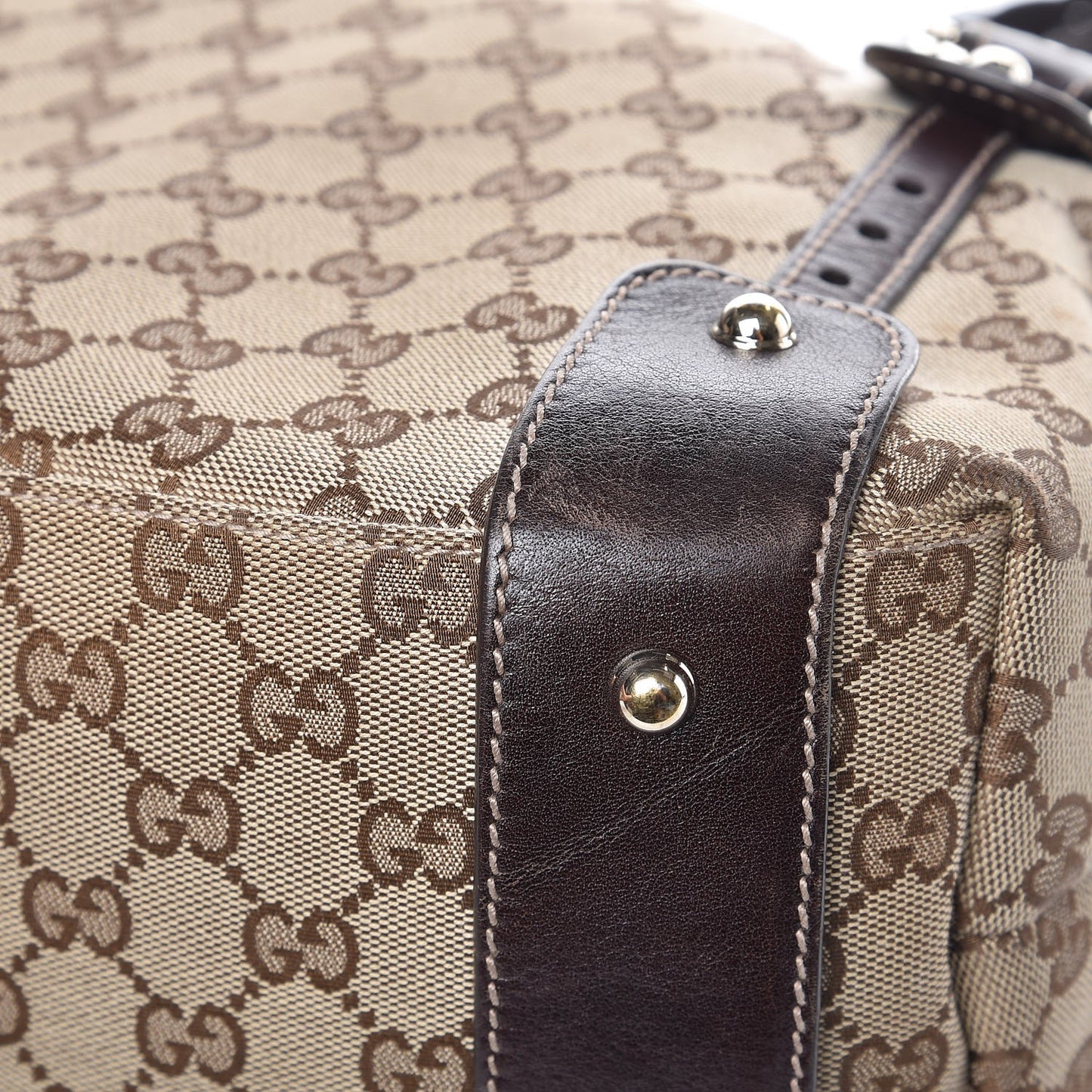 Monogram Medium Pelham Shoulder Bag Dark Brown