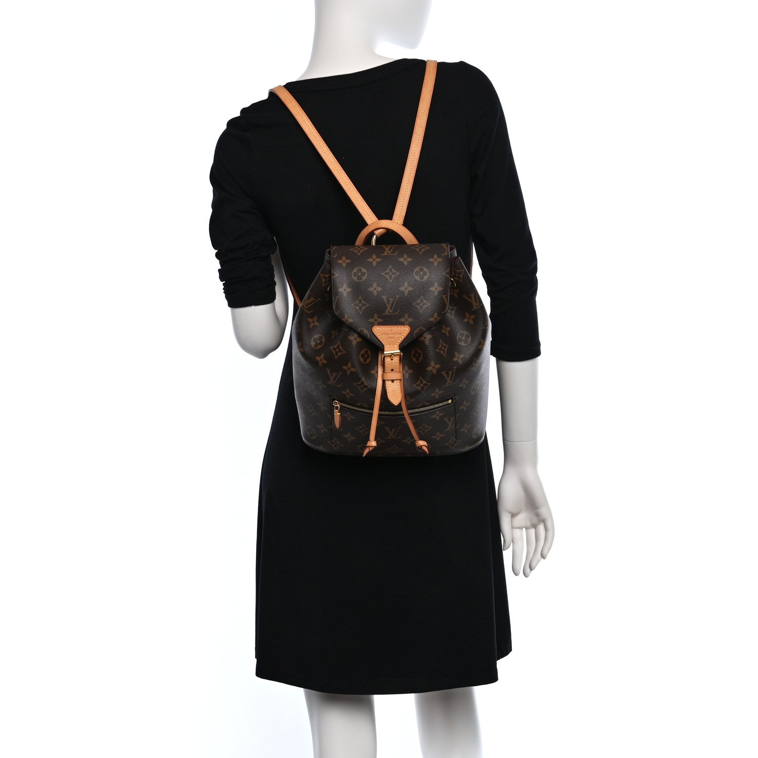 Louis Vuitton Monogram Montsouris NM Backpack 2 of 10