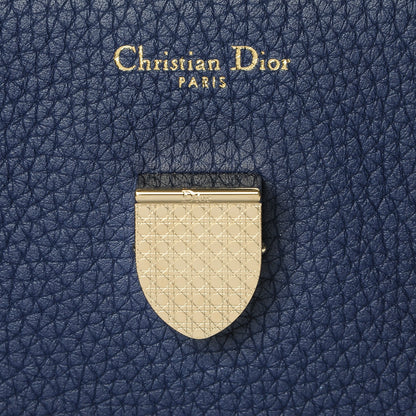 Christian Dior Bullcalf Medium Diorever Flap Navy 7 of 7