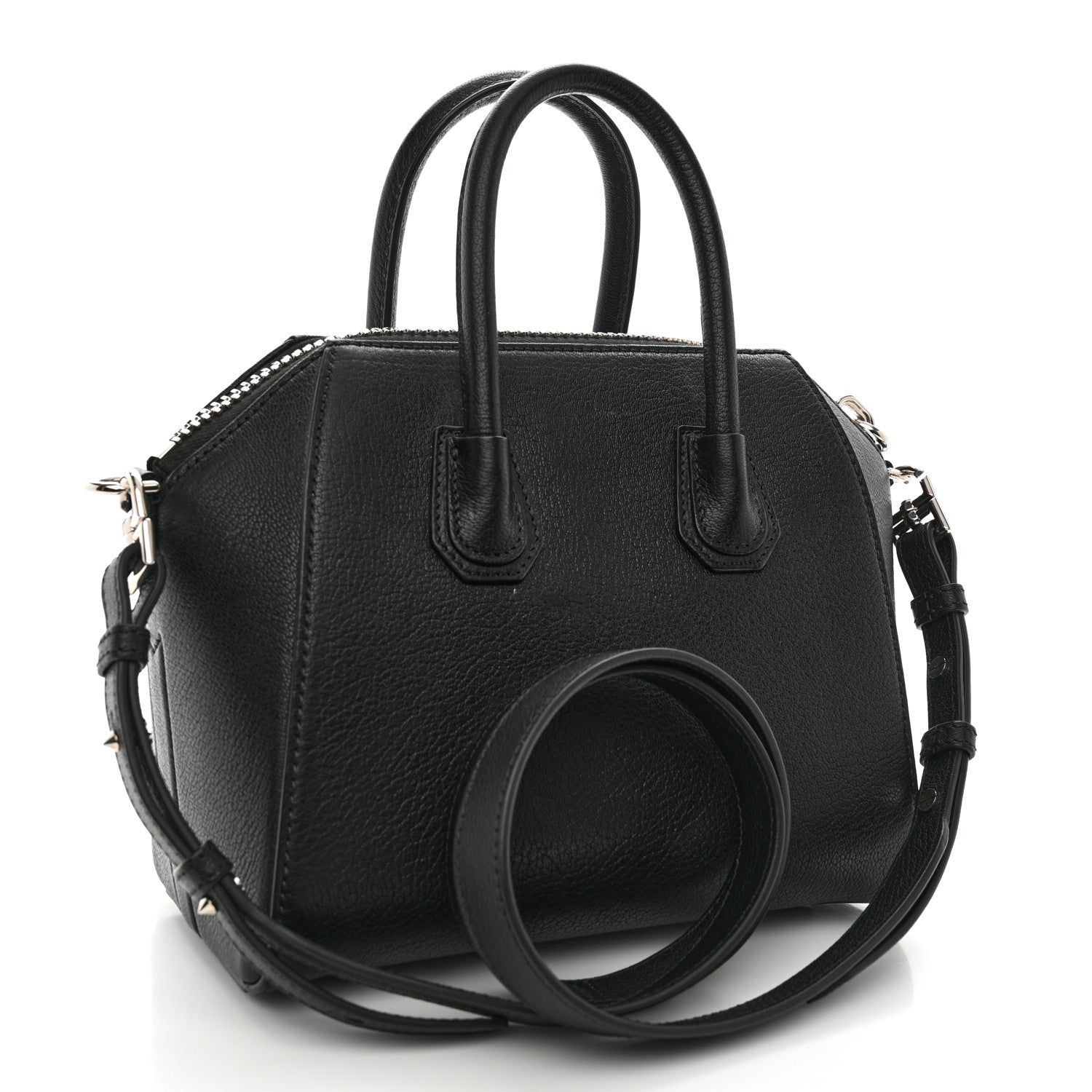 Givenchy Sugar Goatskin Mini Antigona Black 3 of 12