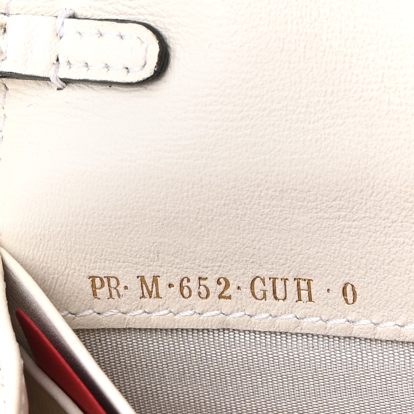 Vitello Loveblade Embellished Chain Wallet White