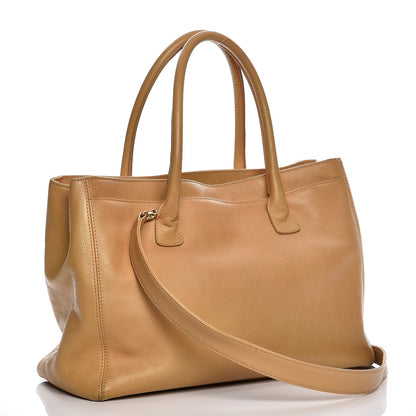 Chanel Calfskin Cerf Executive Shopper Tote Beige 4 of 19
