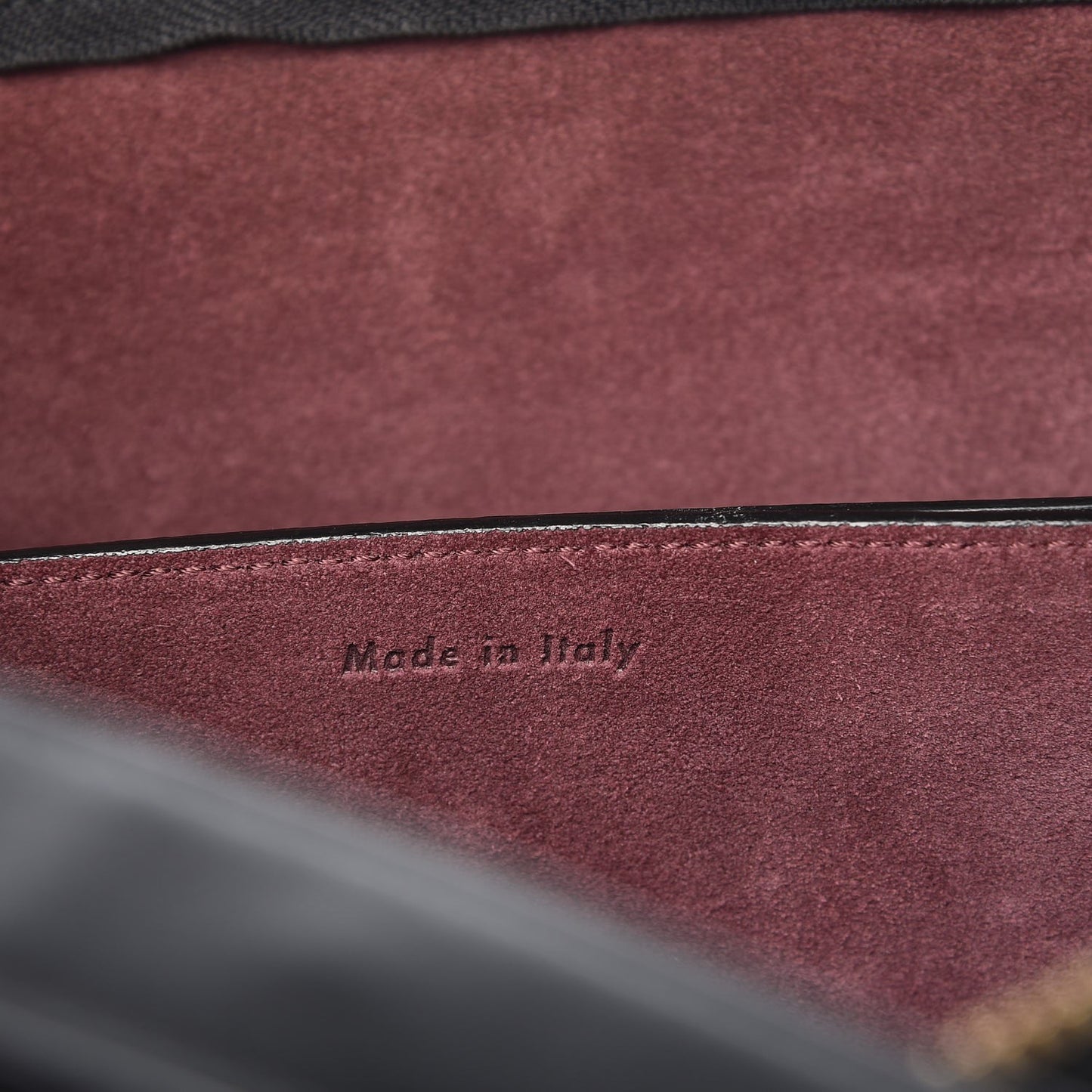 Smooth Calfskin Medium Saddle Bag Black