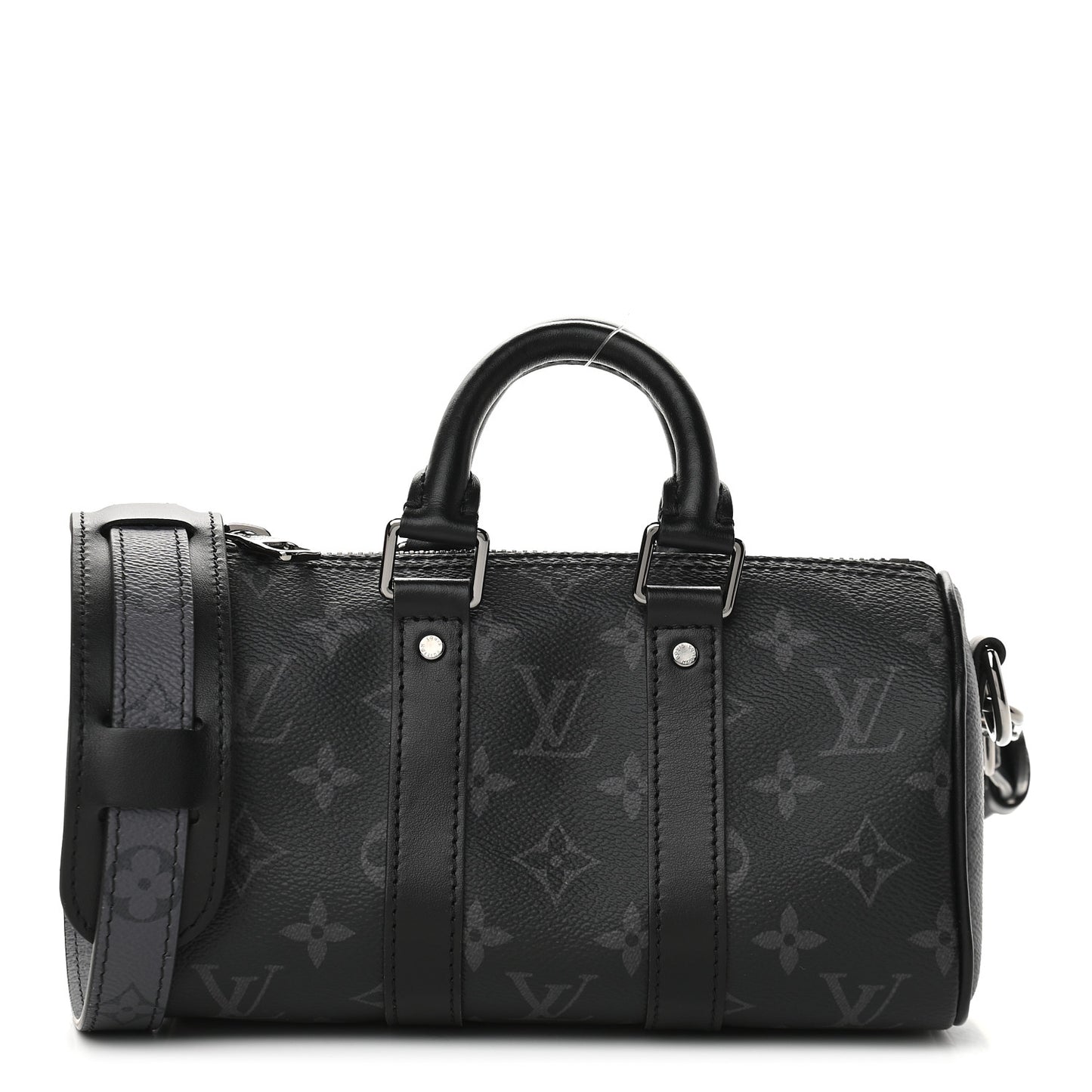 Reverse Monogram Eclipse Keepall XS Black