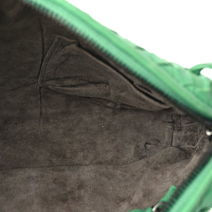 Bottega Veneta Nappa Intrecciato Nodini Crossbody Messenger Green 4 of 8