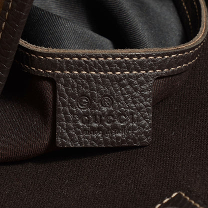 Gucci Crystal Monogram Large Joy Tote Beige Ebony Testa di Moro 6 of 7