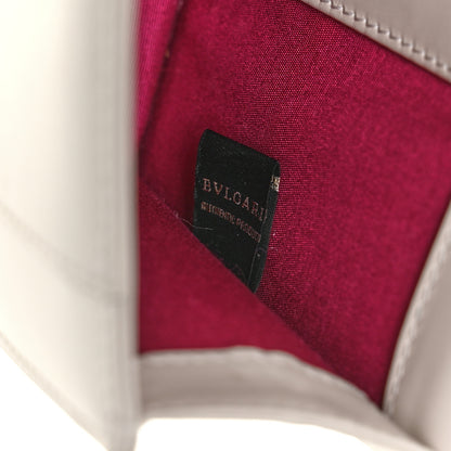 Bulgari Calfskin Serpenti Forever Crossbody Bag White 9 of 12