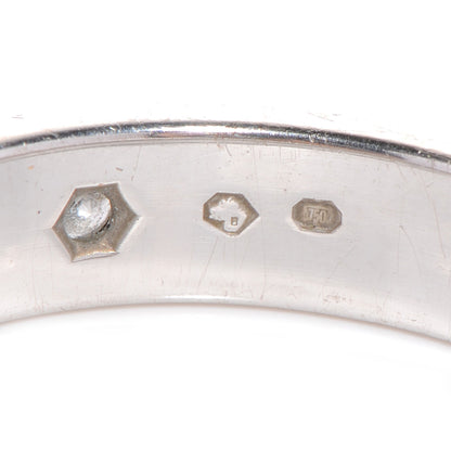 Cartier 18K White Gold Diamond 4mm LOVE Wedding Band Ring 47 4 4 of 6